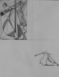 1- boceto para cubismo-analítico